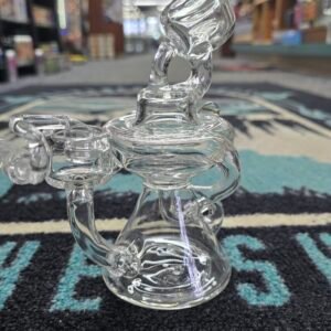 Clear Recycler Dab Rig with Swing Arm Bucket- Enfield, CT.