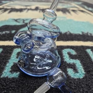 Danny Camp Translucent Blue Full Color Dab Rig- Enfield, CT.