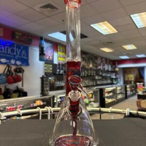 Augy Glass Worked Color Section Beaker -Portland, ME
