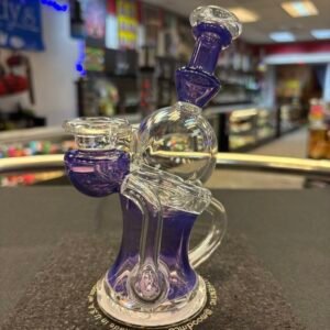 Dreamlabs Glob Globe Recycler Rig w/ Purple Accents -Portland, ME