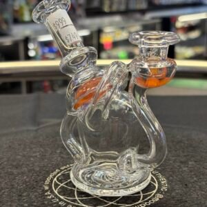 Dreamlabs Biosphere Mini Recycler Rig Clear w/ Worked Sections -Portland, ME